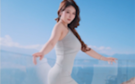 【尤妮丝_egg】尤雅灰色长裙 性感黑色吊袜 热烈且自由的性格 你爱了