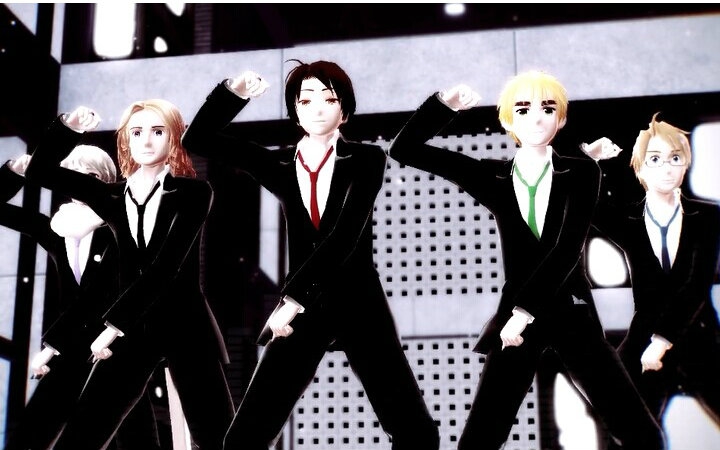 [图]【APH/MMD】【生贺】联五的Creepin' Up On You