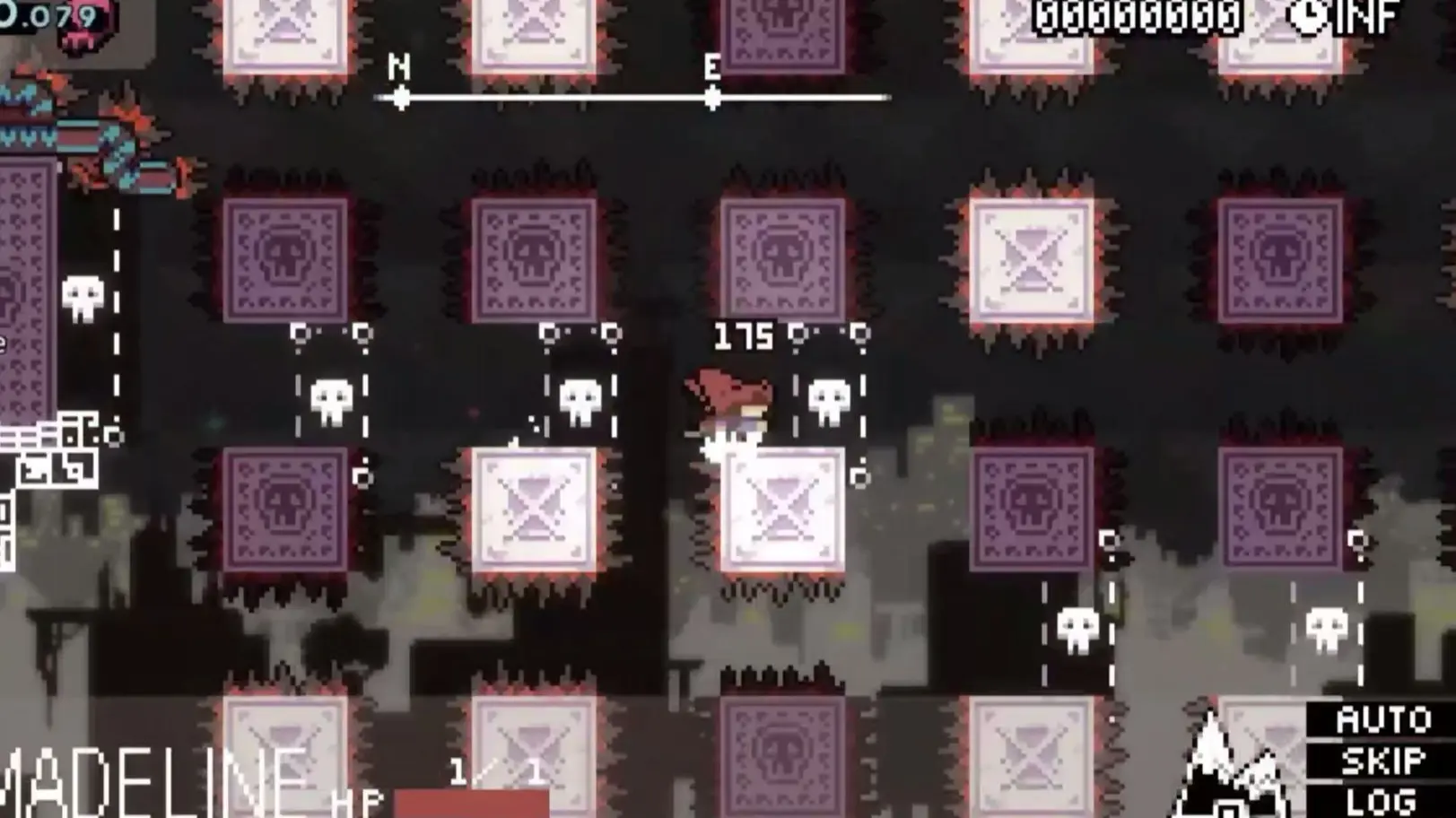 [蔚蓝/Celeste] 制图接力S5 坏德琳追着玛德琳扣，但是其他重复实体都替换成弹球 FC_哔哩哔哩bilibili_蔚蓝