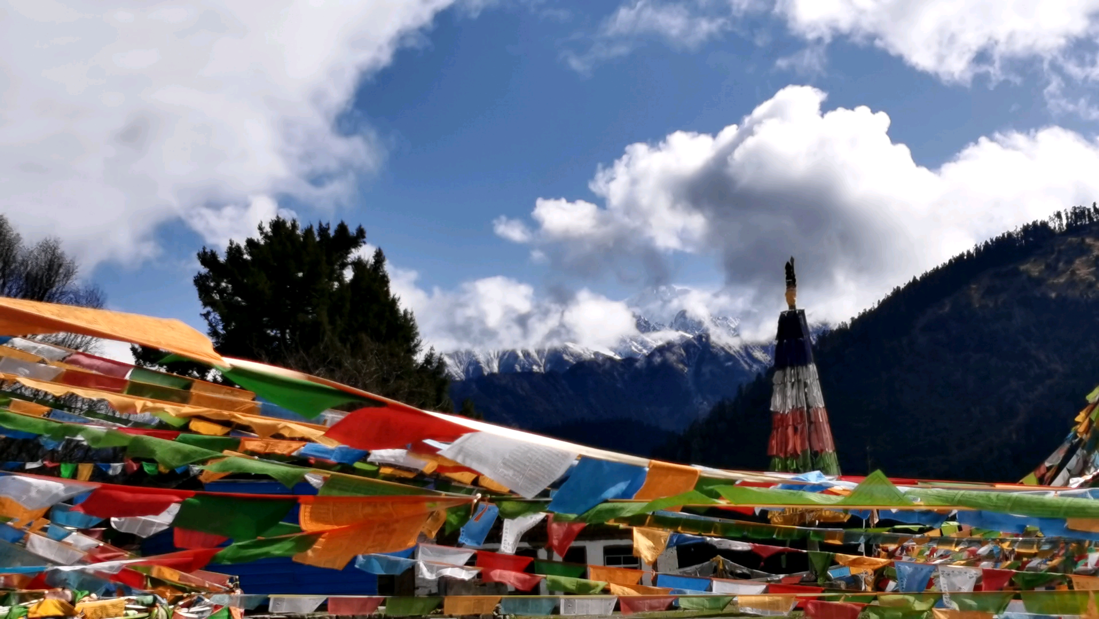 鲁朗扎西岗村吉祥坡