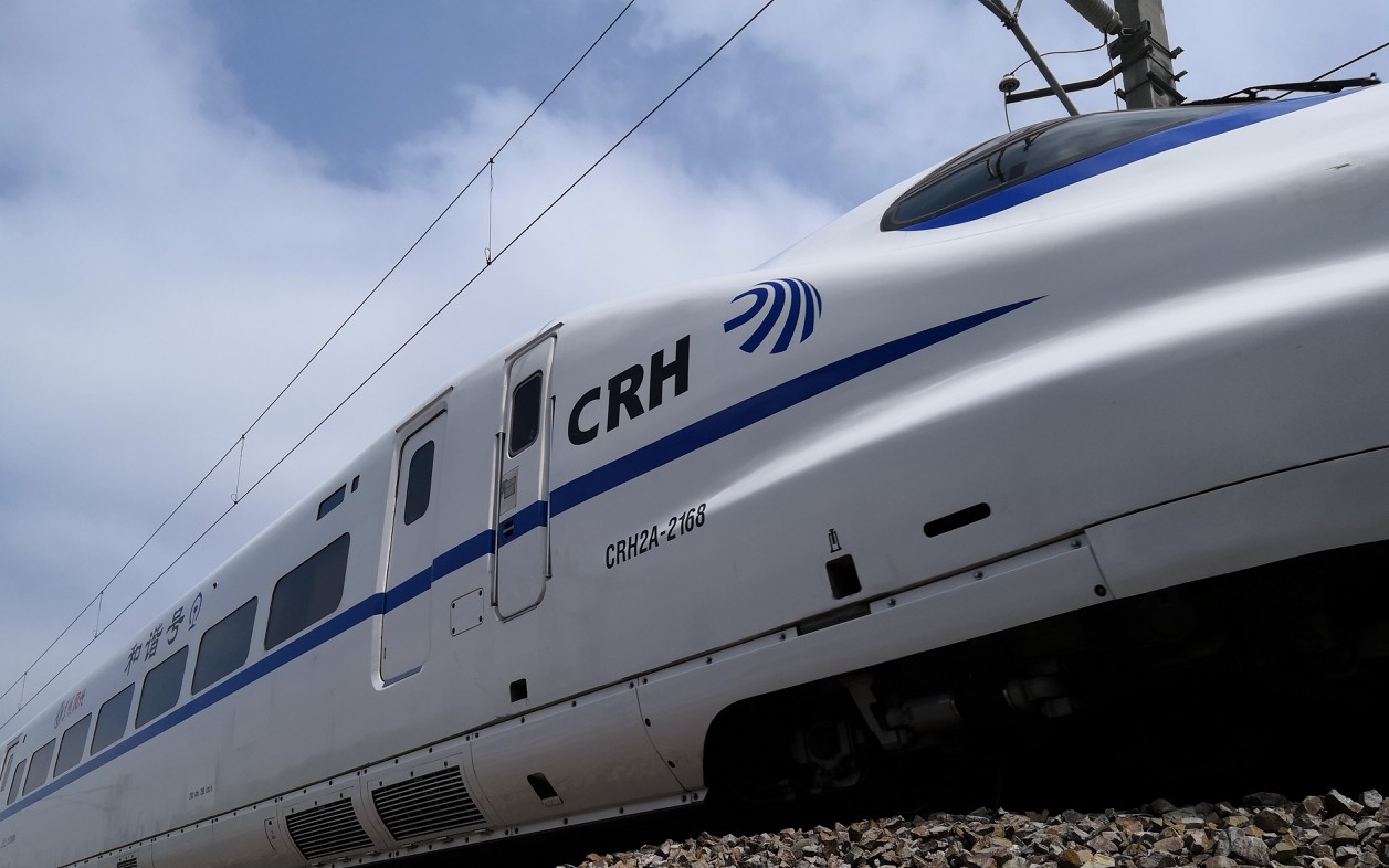 [中国铁路]vvvf音/电机声|crh2a重联(2203 2030)回送通过