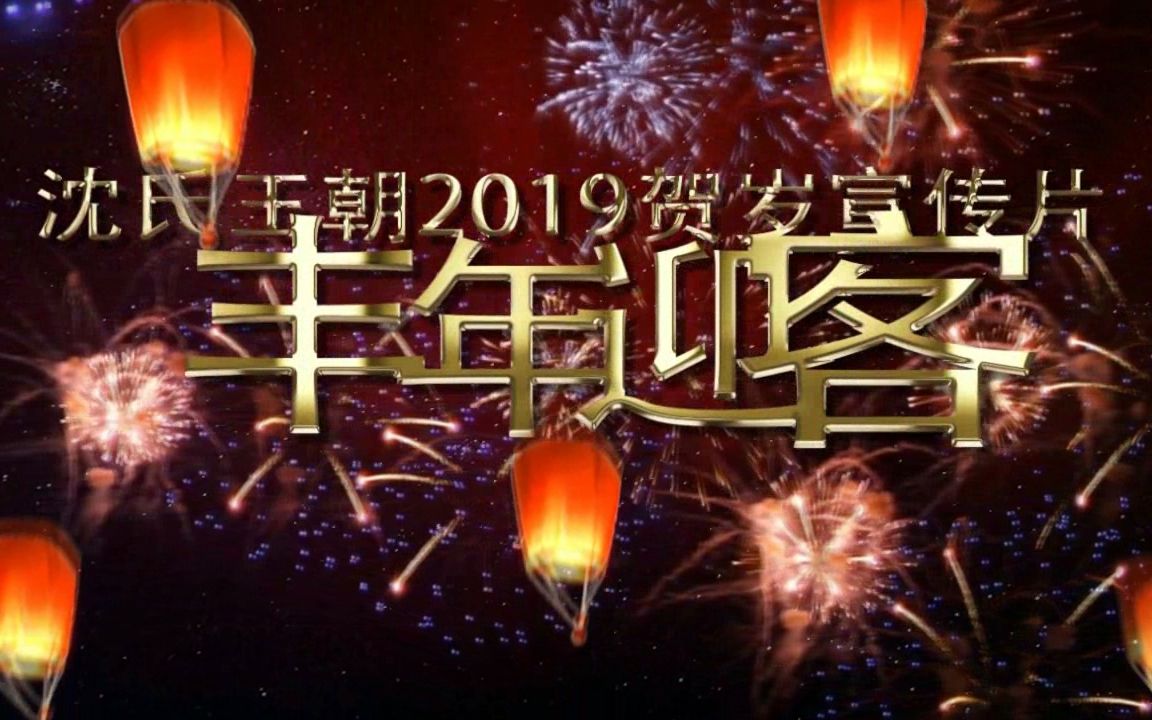 【沈晓海】丰年迎客——2019沈氏王朝贺岁宣传片哔哩哔哩bilibili