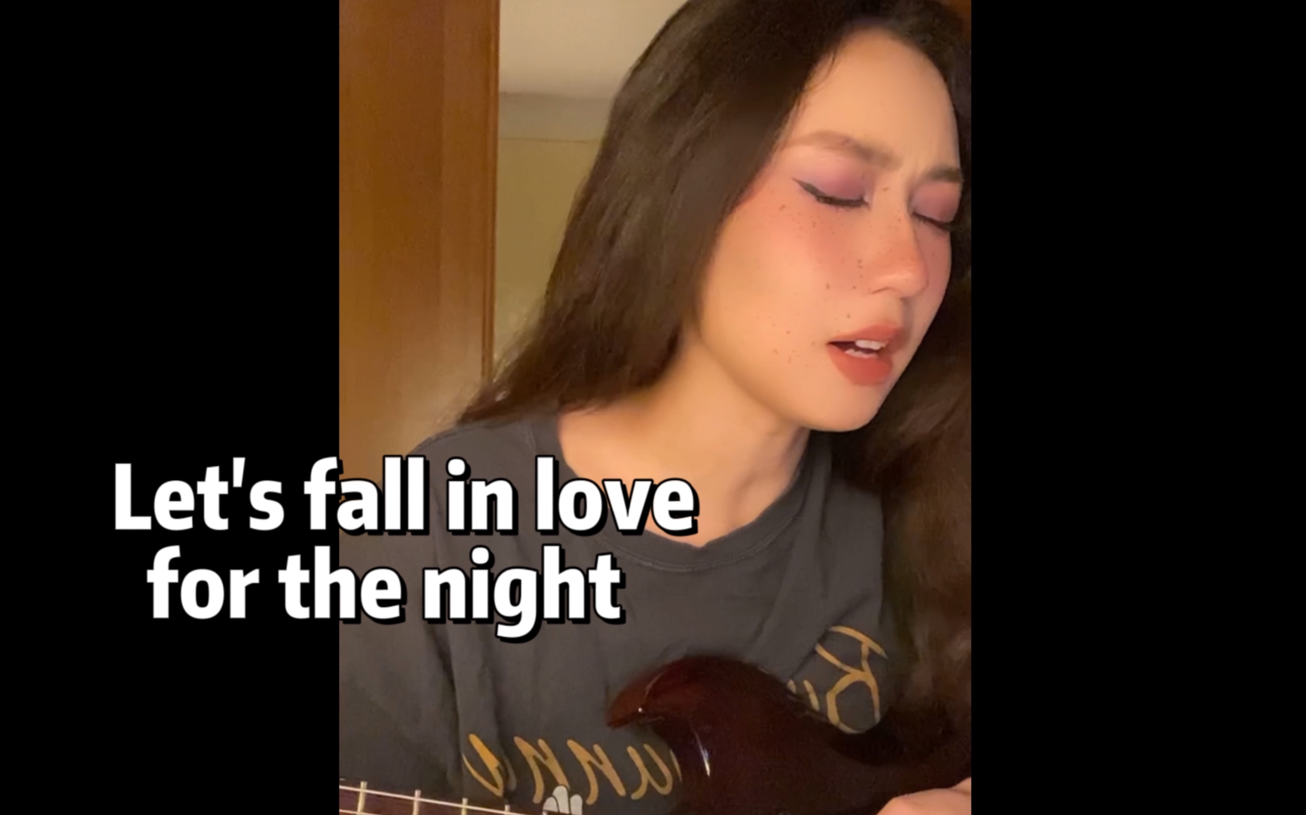 [图]Lets fall in love for the night 电吉翻唱 简短版cover