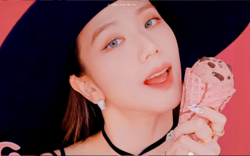 金智秀降调solo版ice cream疑似释出?