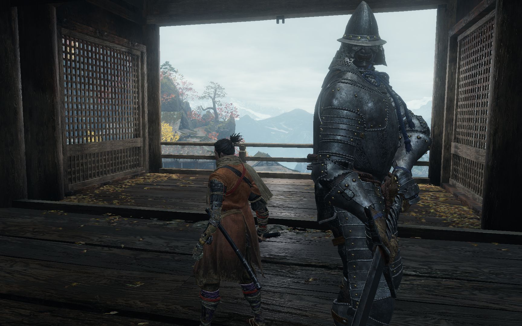 【验证码233】 只狼 一周目boss无伤击杀解说-19 铠甲武士(罗伯特他爸