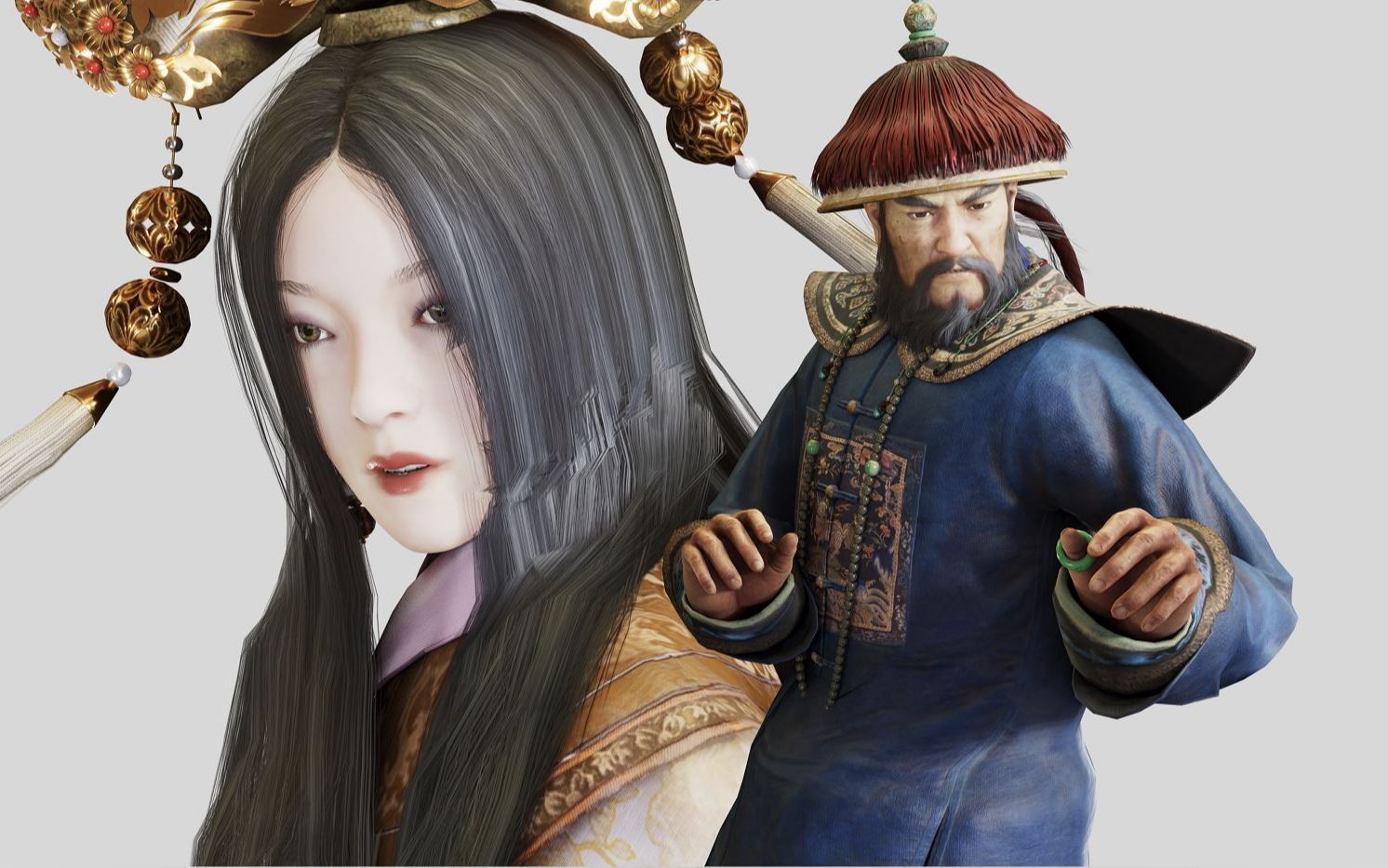 【纸人mmd】老爷,夫人要跟你说句掏心窝的话