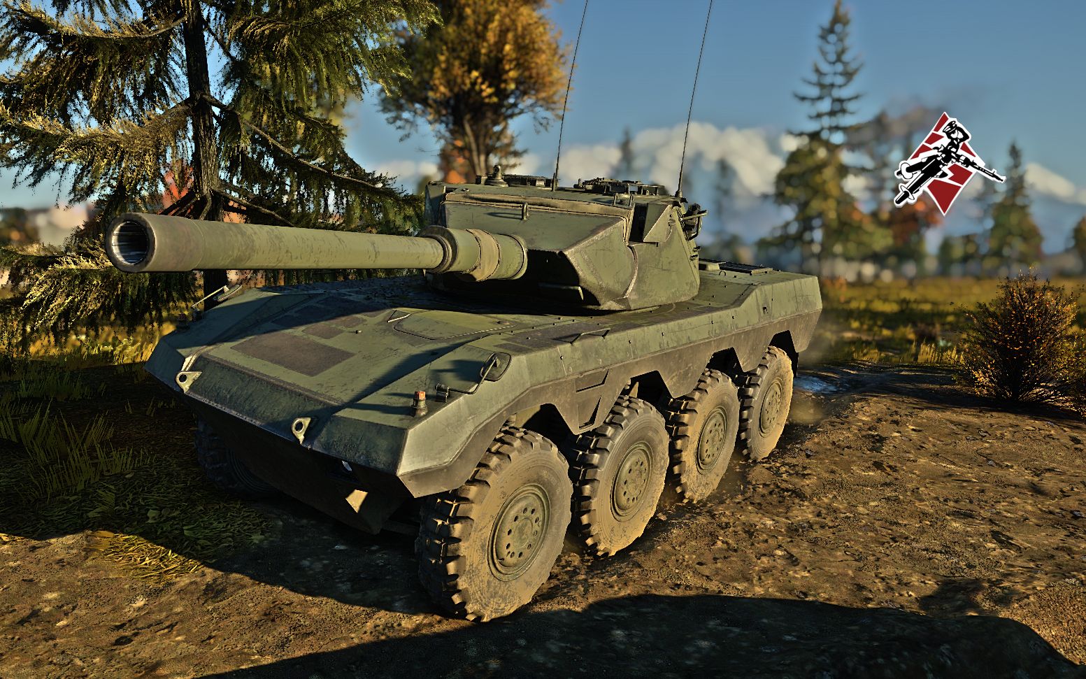 战争雷霆坚不可摧的90式轮式战车陆战历史游戏实况视频