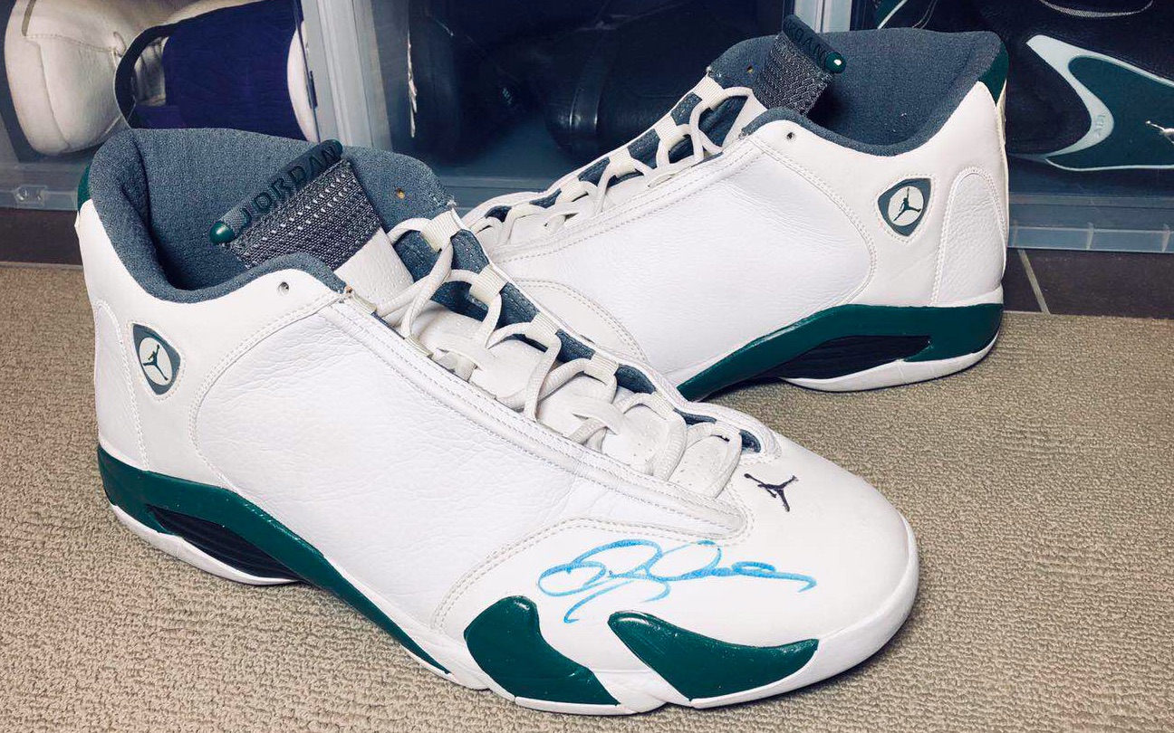 《耘硕说鞋》第92期 | 雷阿伦 亲签 西雅图超音速主场配色 air jordan