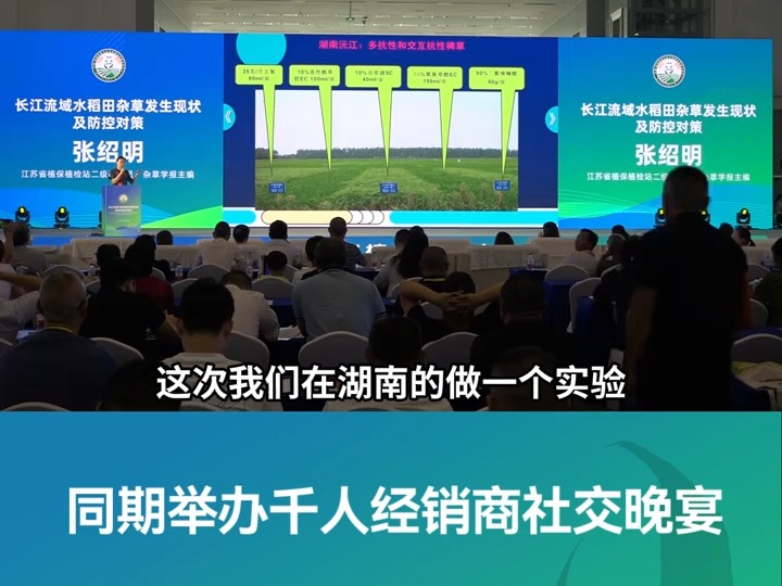 杂草控制面临的挑战:杂草抗药性水平上升快.如何解决?凤凰植保节ⷨ忥—植保会开展专家论坛讲解各大农业相关知识哔哩哔哩bilibili