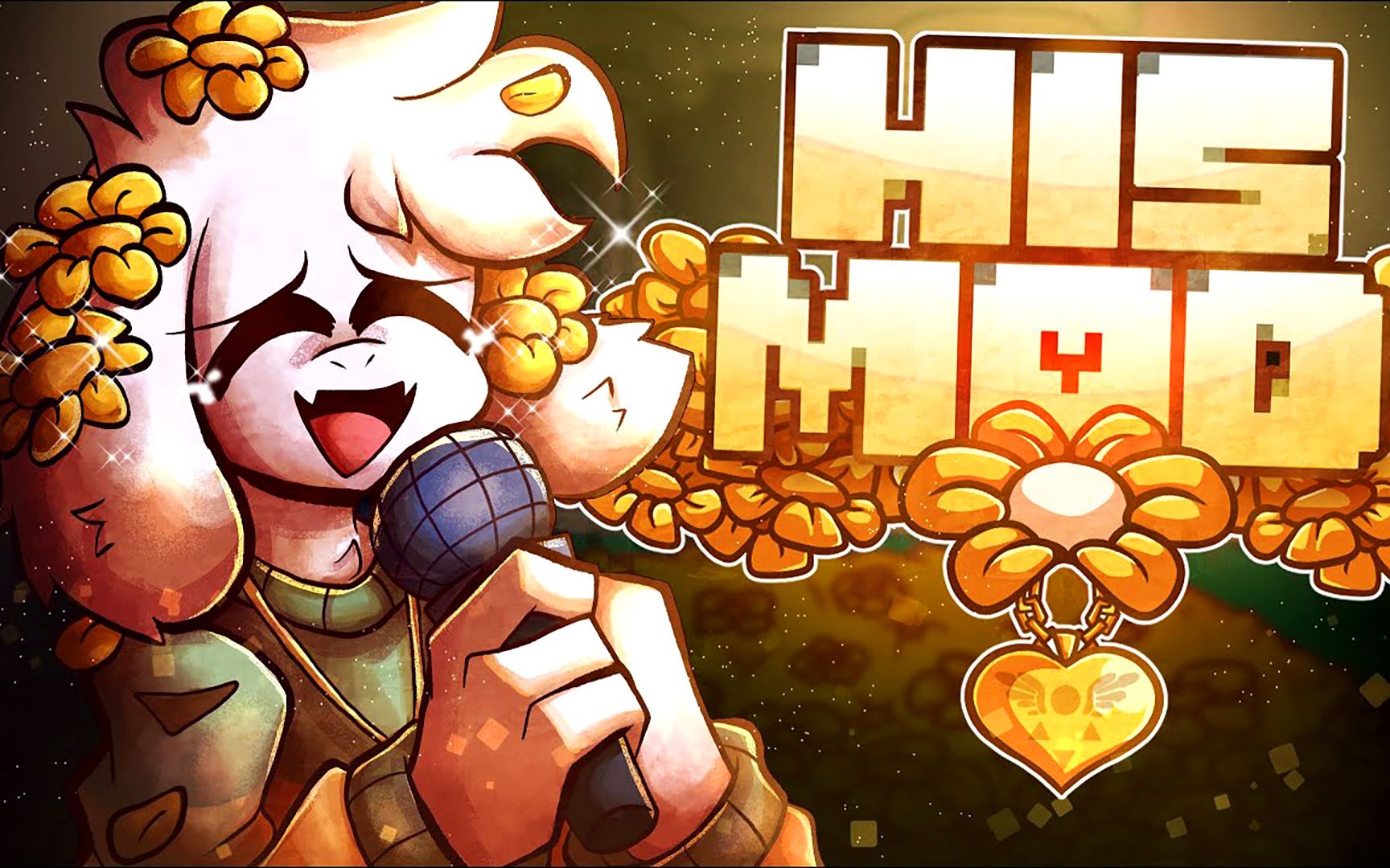 fnf周五夜放克优质传说之下模组vs中二羊asriel