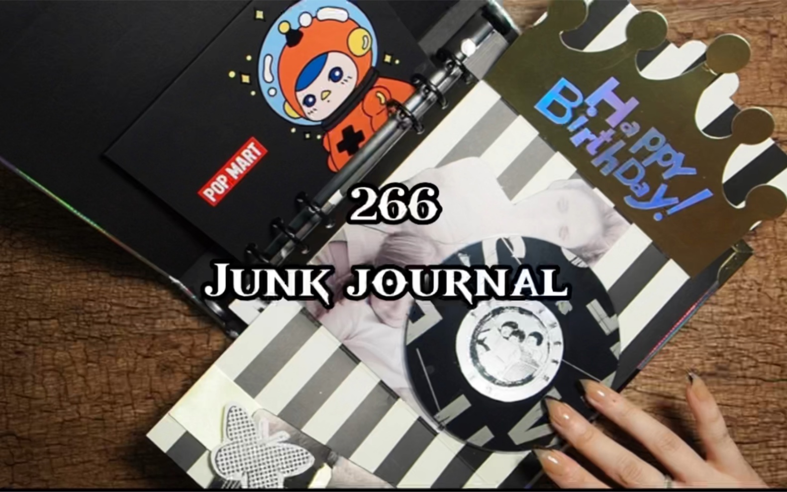 266期junk journal |艺术垃圾杂志#复古手帐哔哩哔哩bilibili