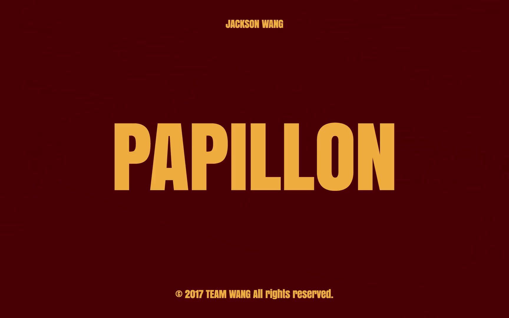 [图]【王嘉尔】Jackson Wang《Papillon》官方MV