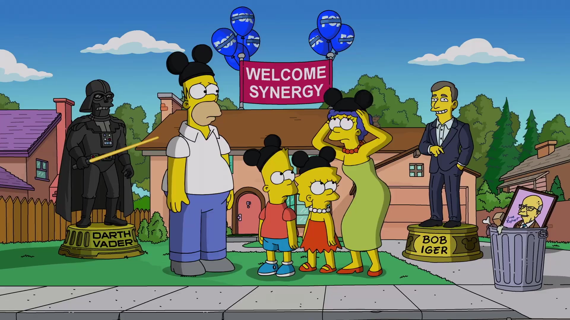 中字辛普森一家加入迪士尼大家庭了场面一度十分尴尬迪幻字幕组