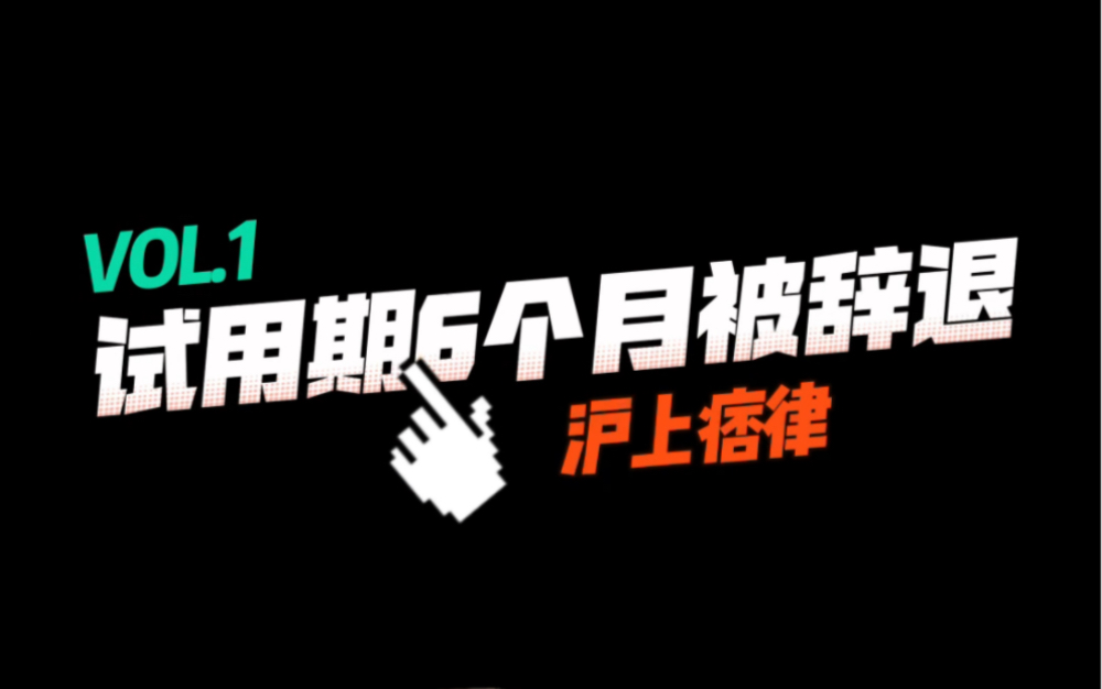 试用期6个月被辞退怎么办?哔哩哔哩bilibili