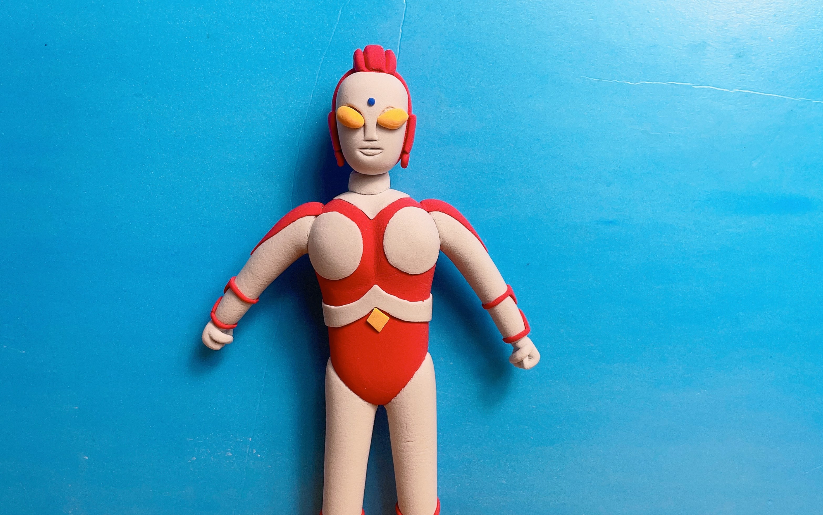 尤莉安奥特曼粘土教程来啦,大家一起来捏吧