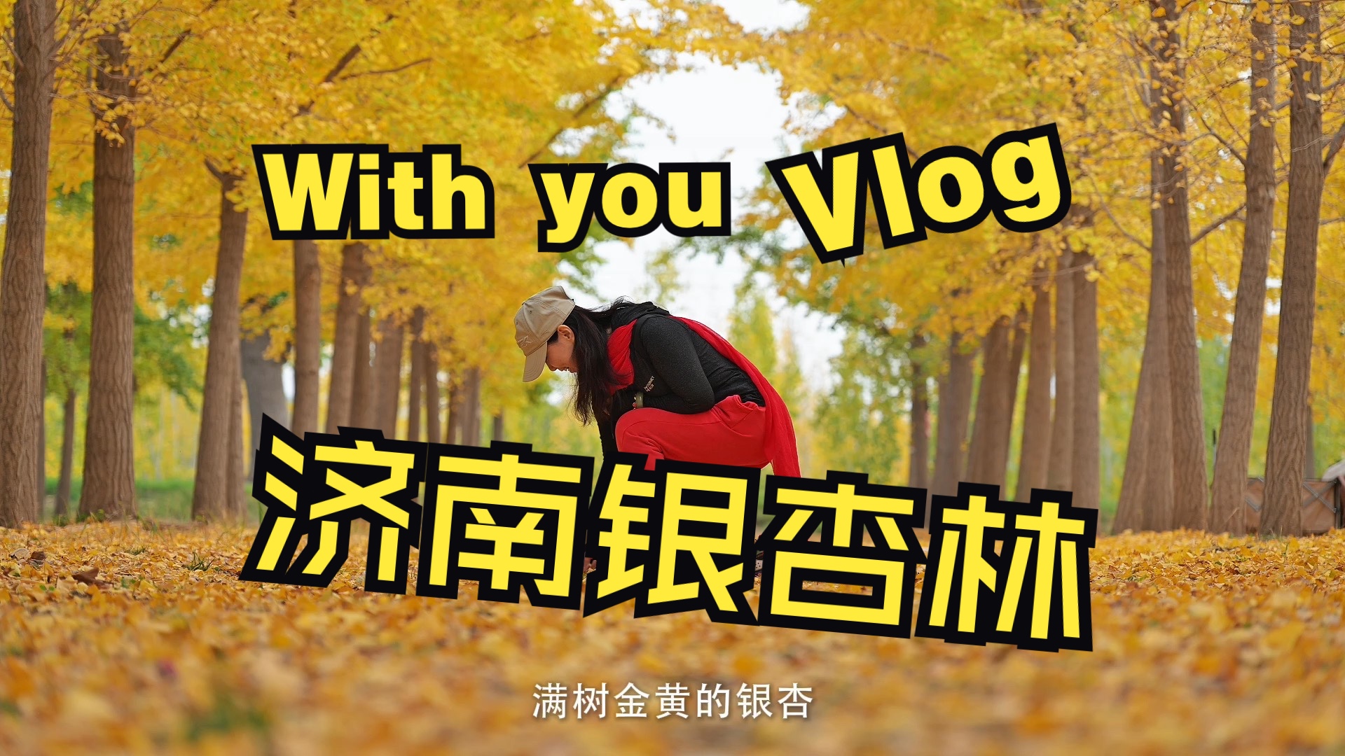 玩子姐姐的济南黄河银杏林vlog哔哩哔哩bilibili