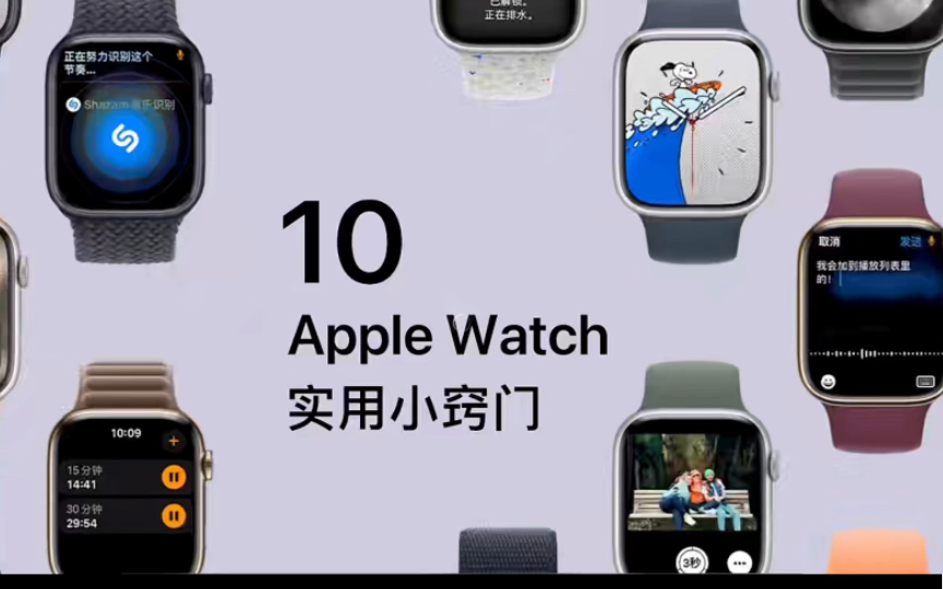 第3集:10个Apple Watch使用小窍门哔哩哔哩bilibili