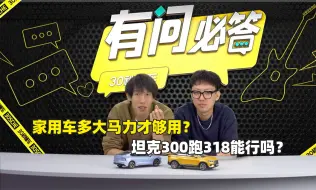 Descargar video: 家用车多大马力够用？坦克300跑318能行吗？