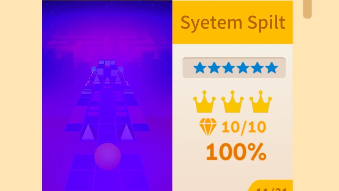 [Infinite Sprint] Lv.19 System Split 半年前做的关卡[今天才优化的]_哔哩哔哩bilibili_滚动的天空