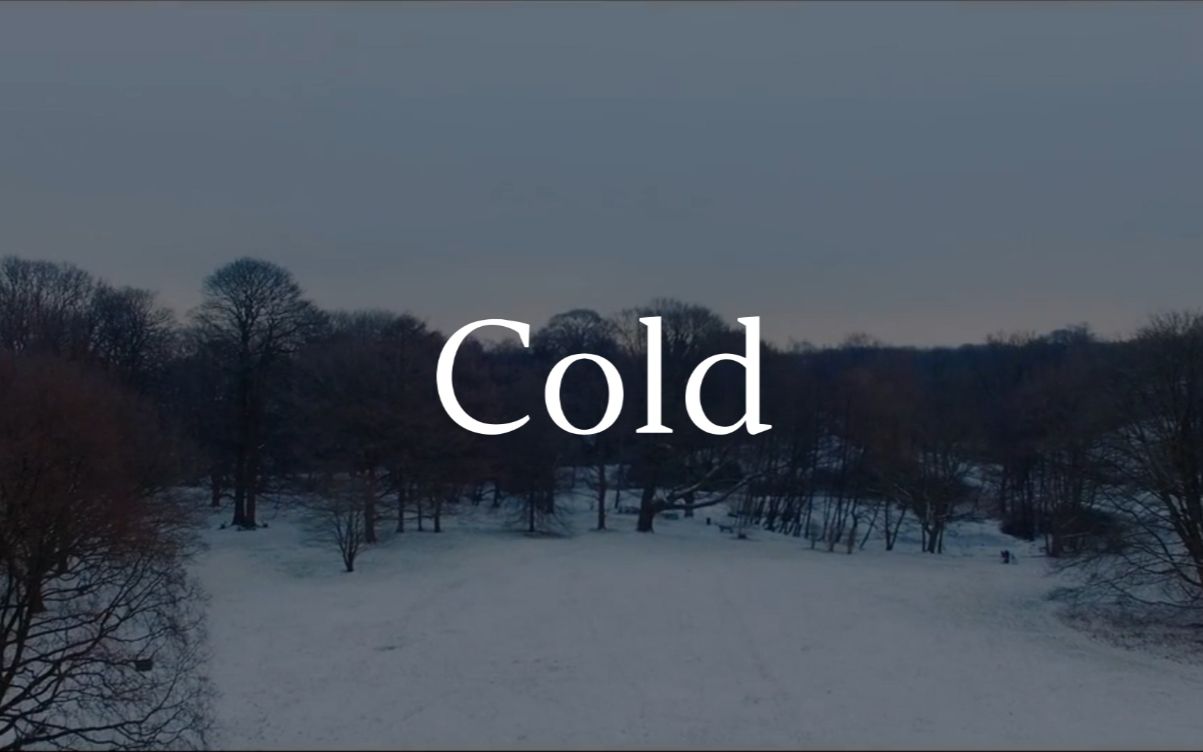 《Cold》太有味道了,寒冬将至,温暖心灵.哔哩哔哩bilibili