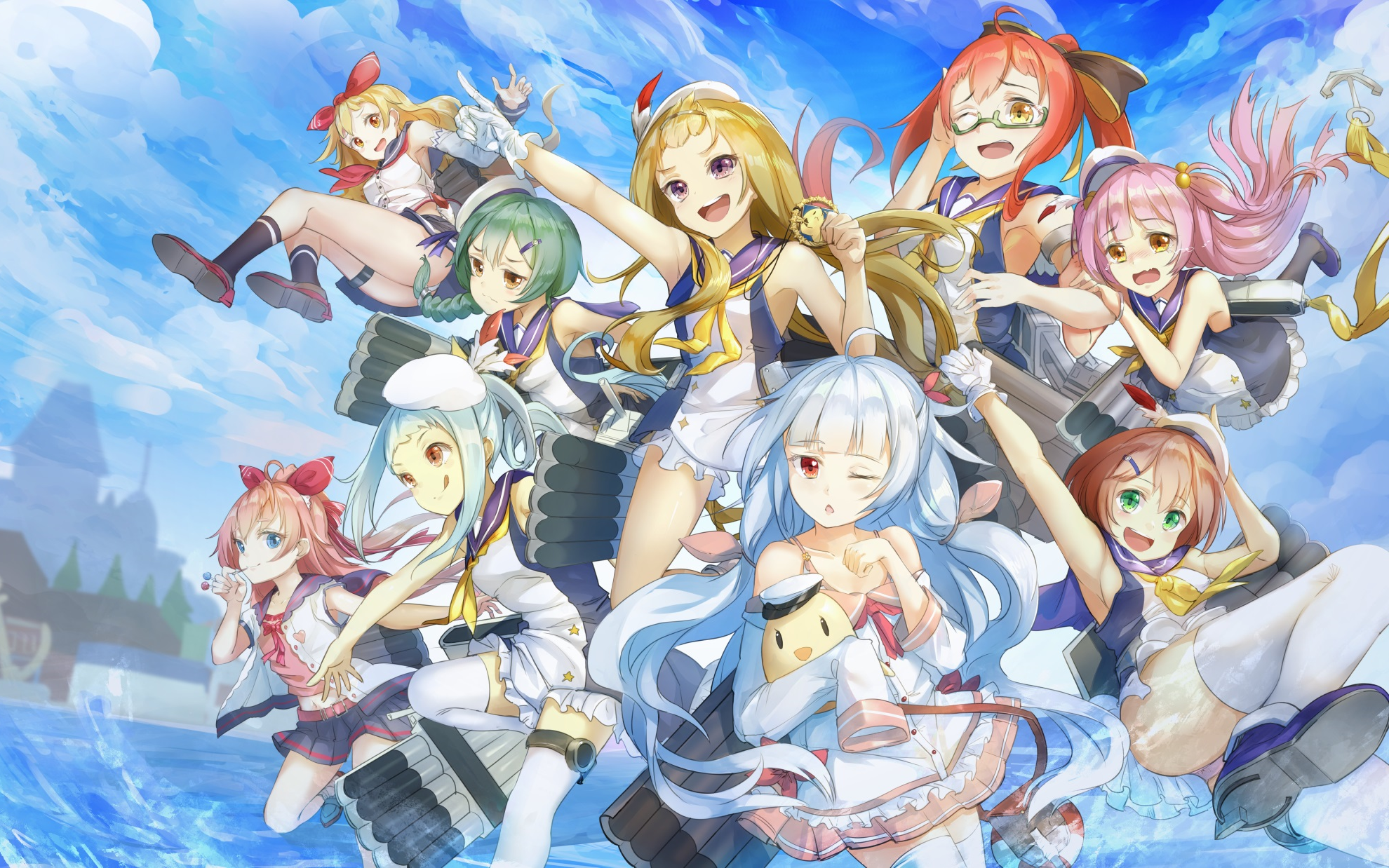 【碧蓝航线】弗莱彻小队纵横8-4_哔哩哔哩 (゜-゜)つロ 干杯~-bili