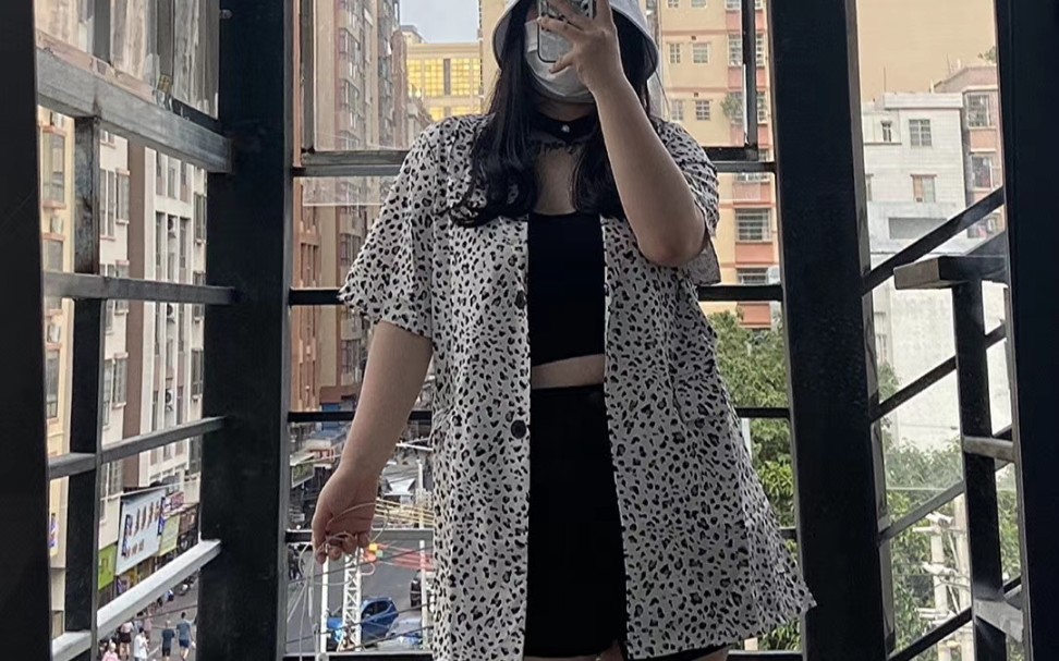 160/140斤腿粗胯宽肩宽肚子大屁股大 苹果型身材 显瘦穿搭 太喜欢这套