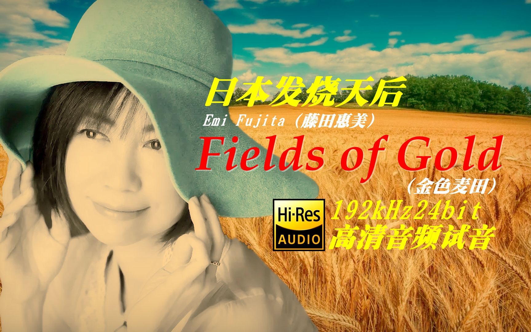 耳机福利:[HiRes] Emi Fujita(藤田惠美)  Fields of Gold | 温柔且充满透明感的声音 | 192kHz24bit哔哩哔哩bilibili