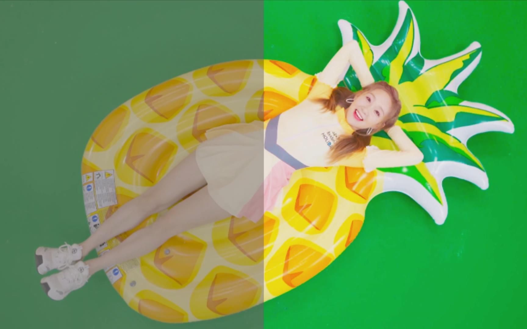 李子璇新歌预告调色与不调色的区别