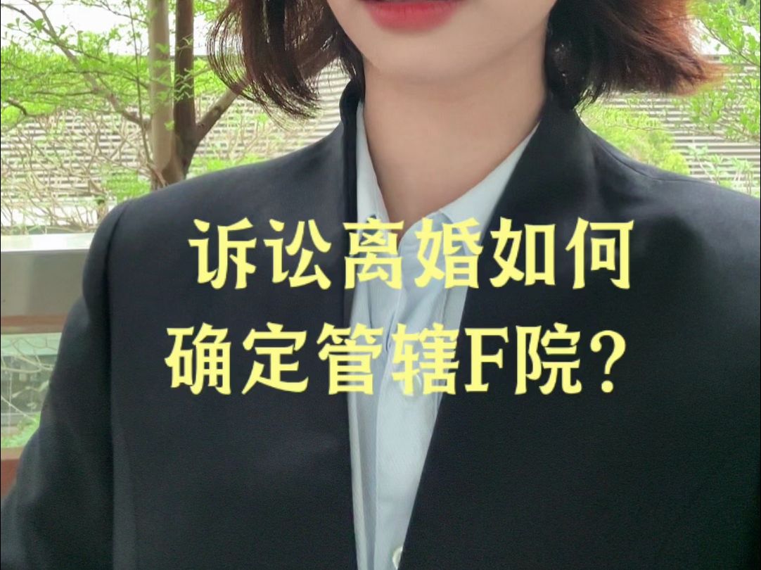 离婚诉讼如何确定管辖法院?哔哩哔哩bilibili