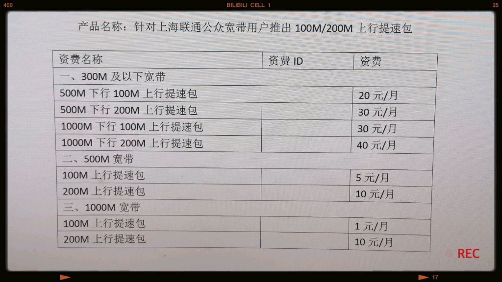 上海联通良心价上行提速包哔哩哔哩bilibili