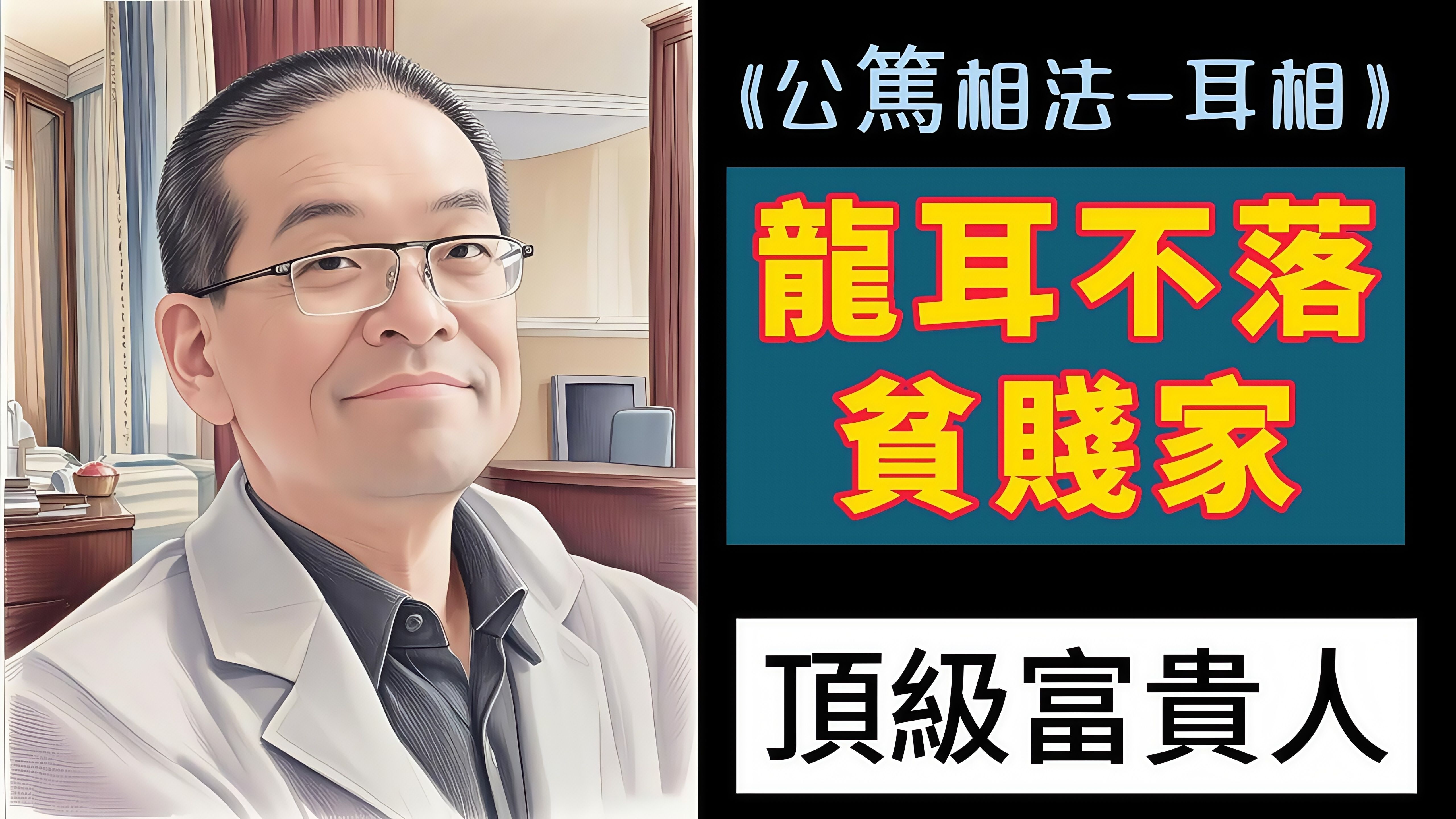 龙耳不落贫贱家,三世难修的好耳相,必是顶级富贵人