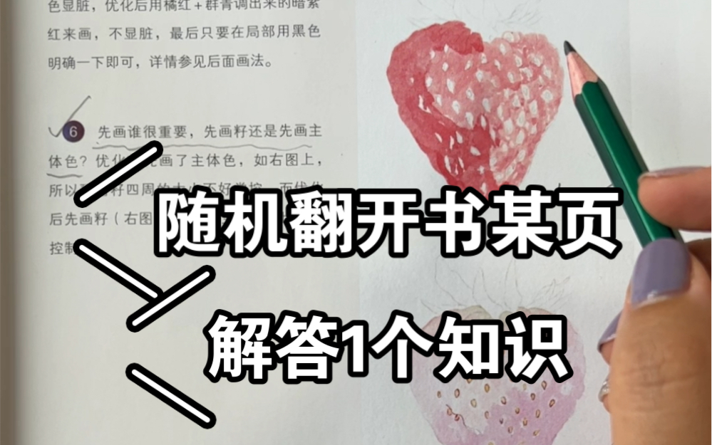 抽中第5页:解答疑问:画草莓先画籽还是肉?哔哩哔哩bilibili