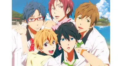Free! 桐嶋夏也 5個セット ラメキーホルダー ラメキー Free! ラメキーホルダー 桐嶋夏也 + 松岡江の通販 by ロン｜ラクマ