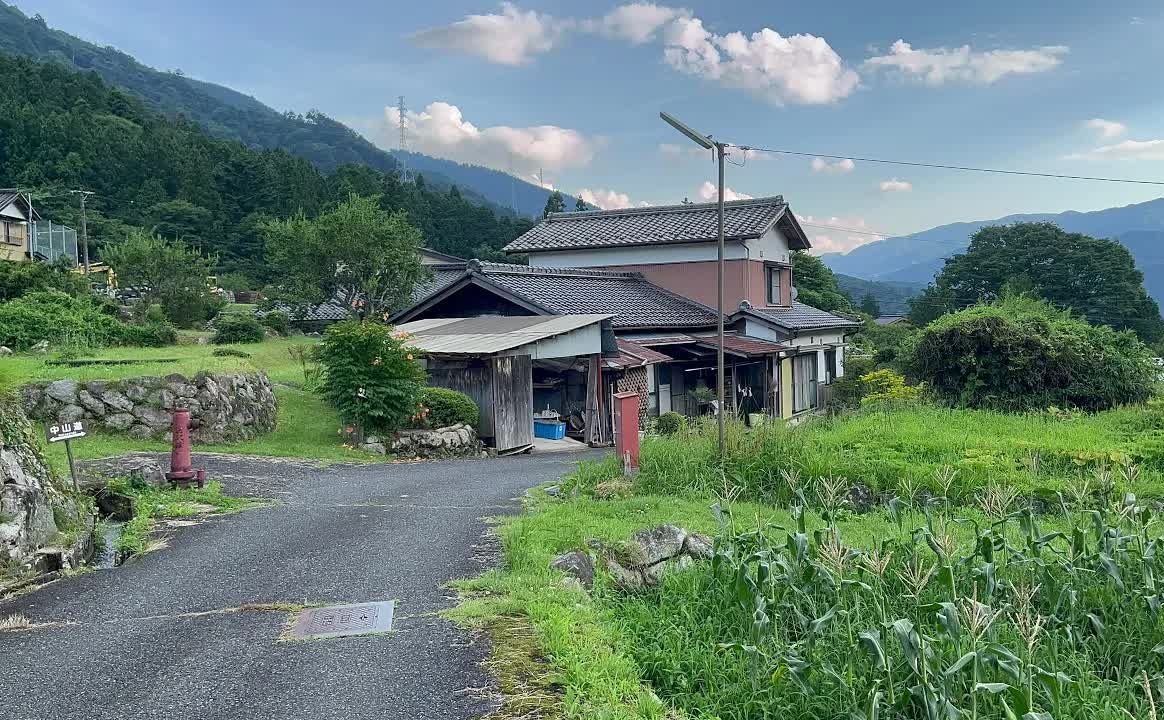 4K 美丽日本乡村徒步之旅日本长野农村,日本农村漫步!哔哩哔哩bilibili