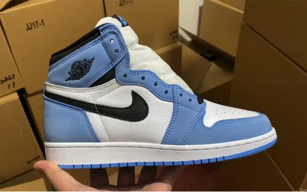 最强aj1大学蓝gs鉴赏方方面面细节做到极致女神必备款