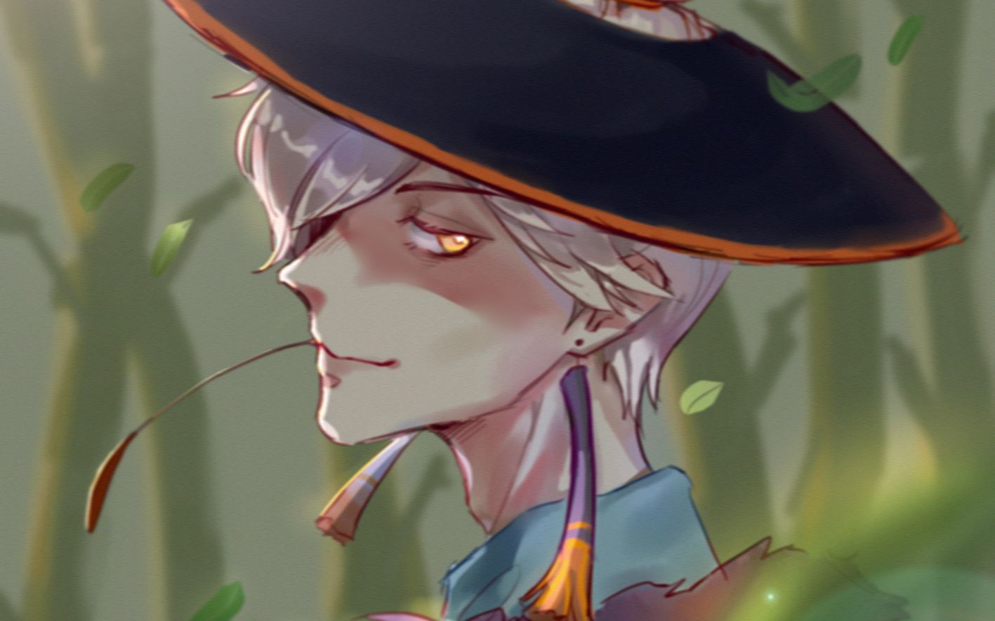 【板绘】摸个光遇的箬笠帅哥