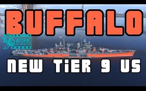 【战舰世界】新美巡⑨级重巡线:水牛城超测