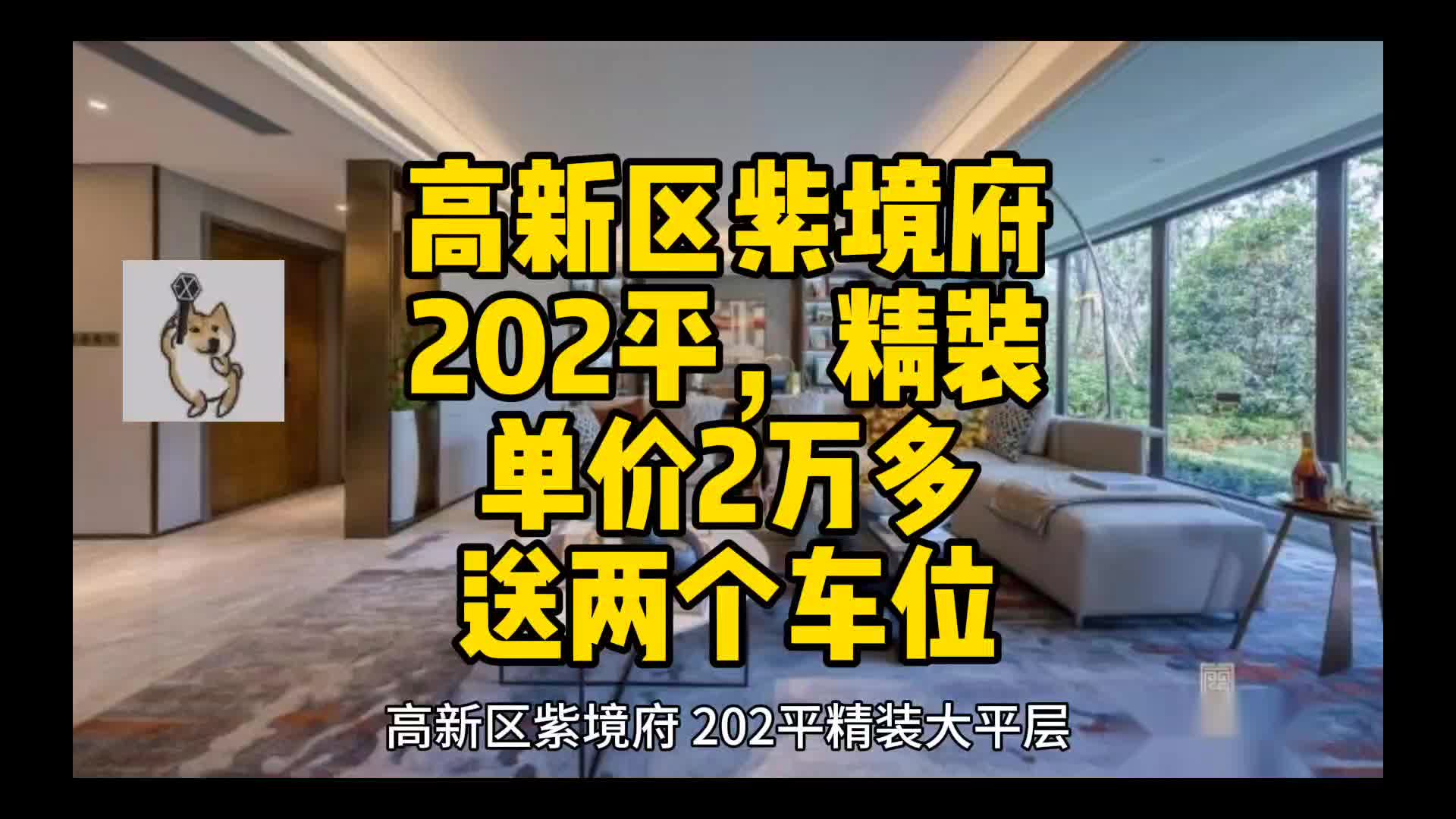 高新区朗基紫金府大平层202户型价格美丽可按揭哔哩哔哩bilibili