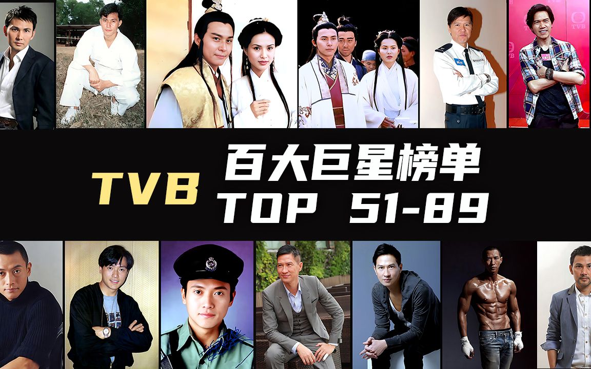 TVB百大巨星榜单,TVBTOP115 | NO.8951哔哩哔哩bilibili