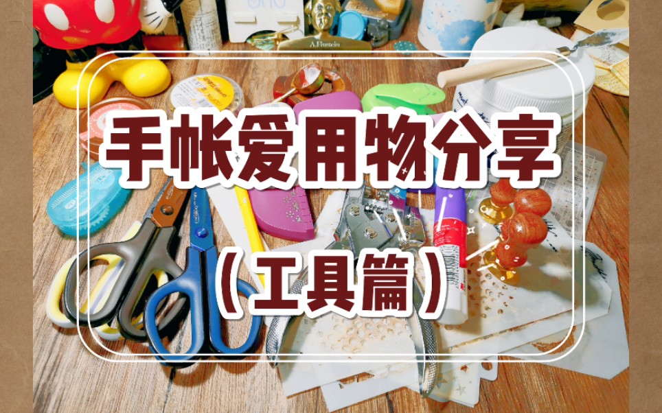 TN手帐爱用物  工具篇|适合用在手帐里的工具|拓展向工具哔哩哔哩bilibili