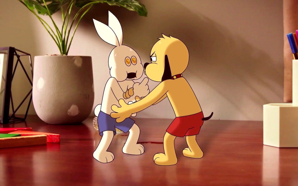 【沙雕配音】菜包狗的秘密武器,结果上演兔狗互相伤害