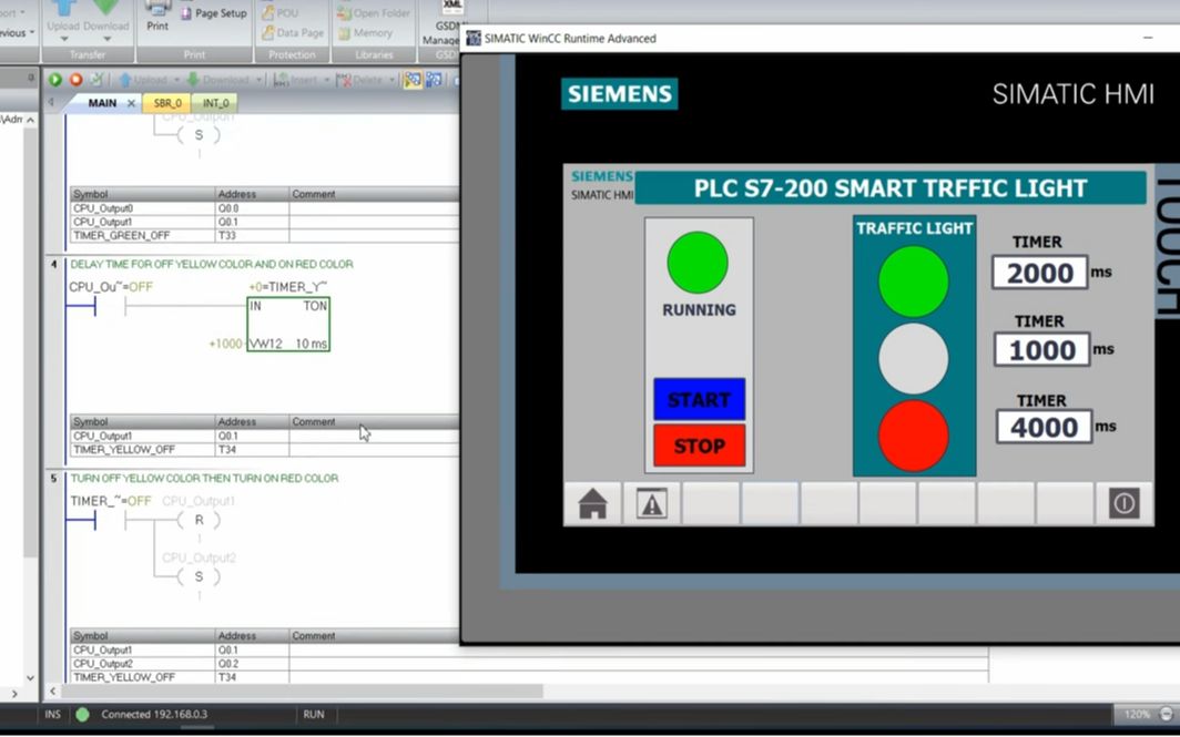 PLC S7200 Smart 创建红绿灯示例程序完整教程哔哩哔哩bilibili