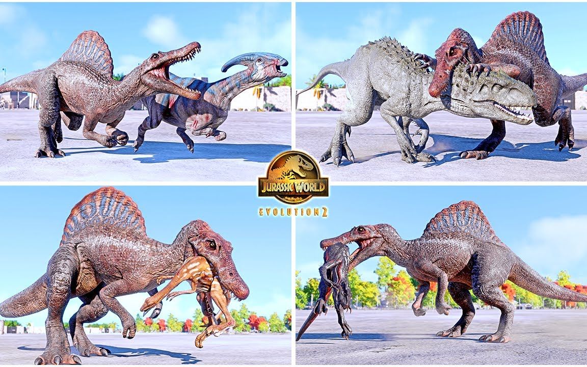 [图]棘龙全新完美动画和交互 🦖 侏罗纪世界：进化 2