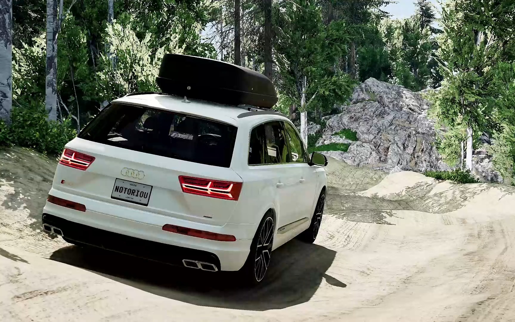 【beamng】奥迪sq7越野姿态欣赏