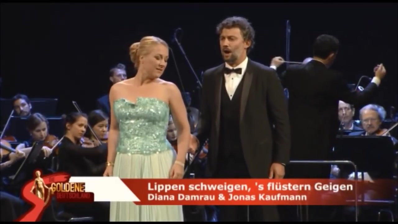 [图]【达姆娆&考夫曼】【合唱】Diana Damrau & Jonas Kaufmann. Franz Lehar - Lippen schweigen.