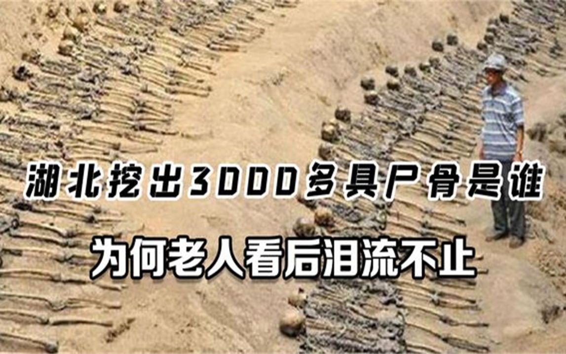 [图]湖北挖出3000多具尸骨，70多岁老人说出真相揭开悲壮历史