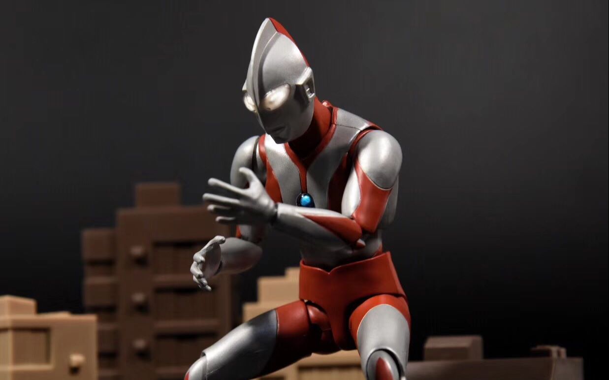 小伊的玩具空间万代shf系列初代奥特曼shfa脸回归原点