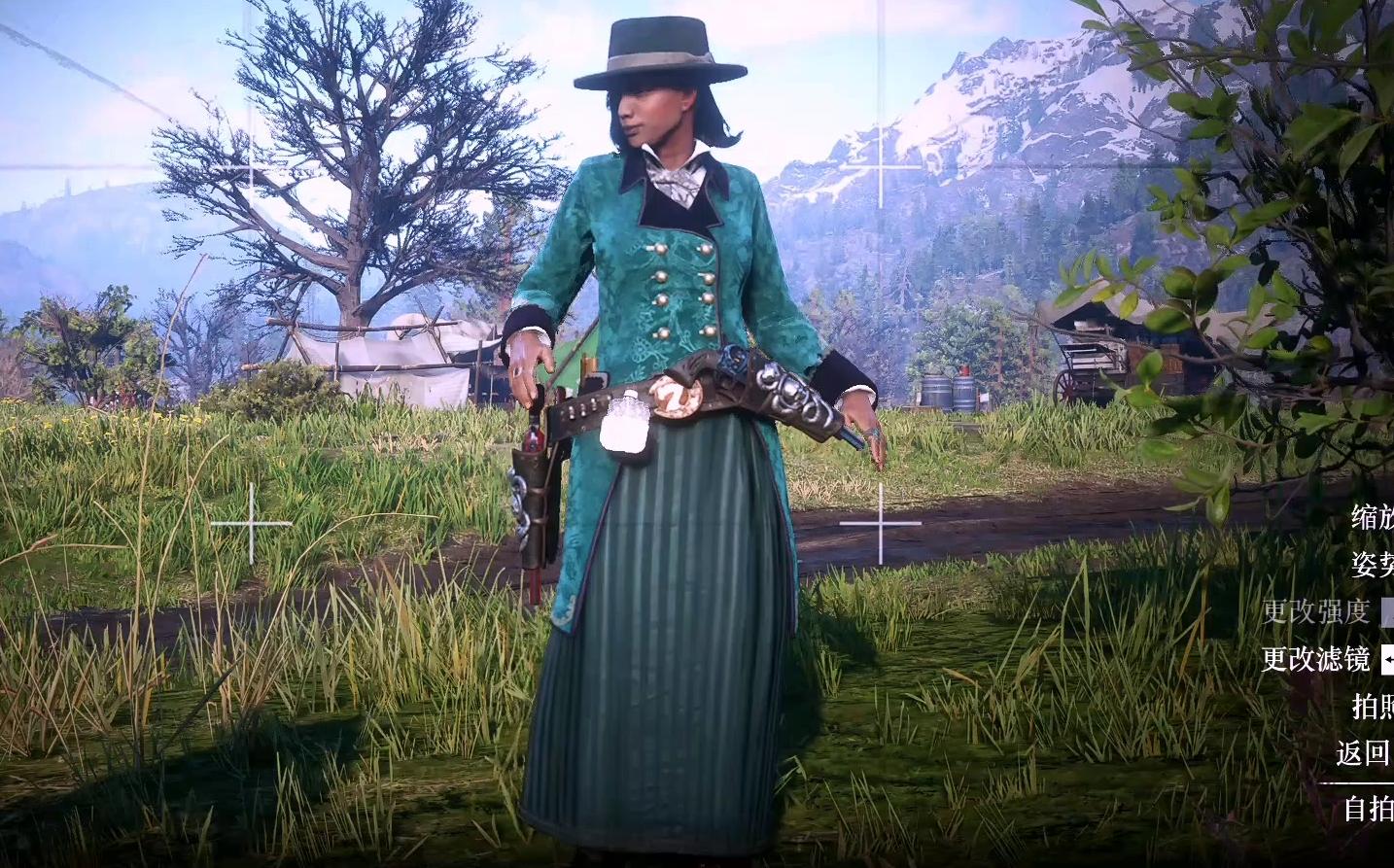 荒野大镖客2女性角色衣服穿搭45私酒大亨