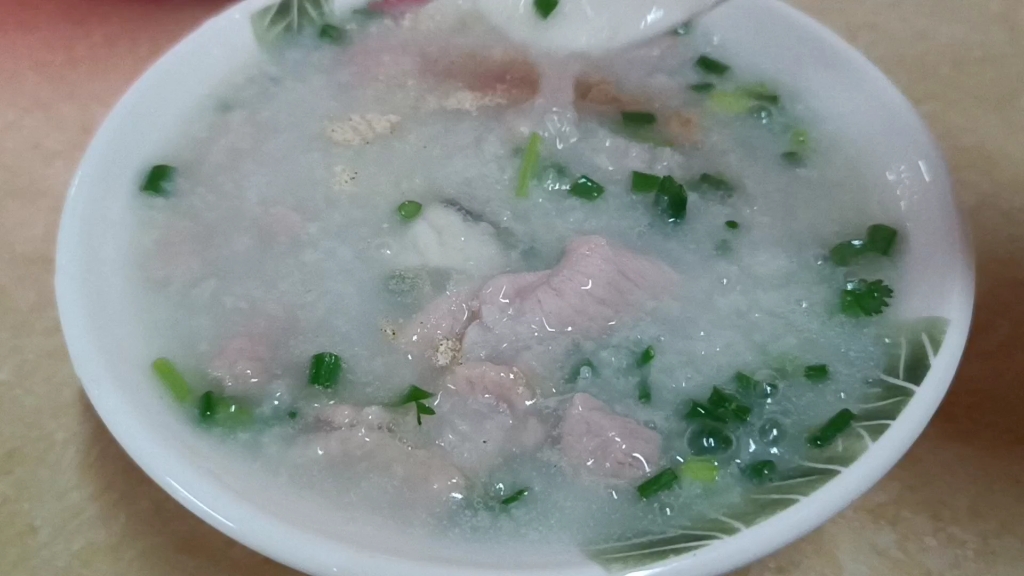 美好的的一天,一碗生滚粥开始,鱼片瘦肉粥