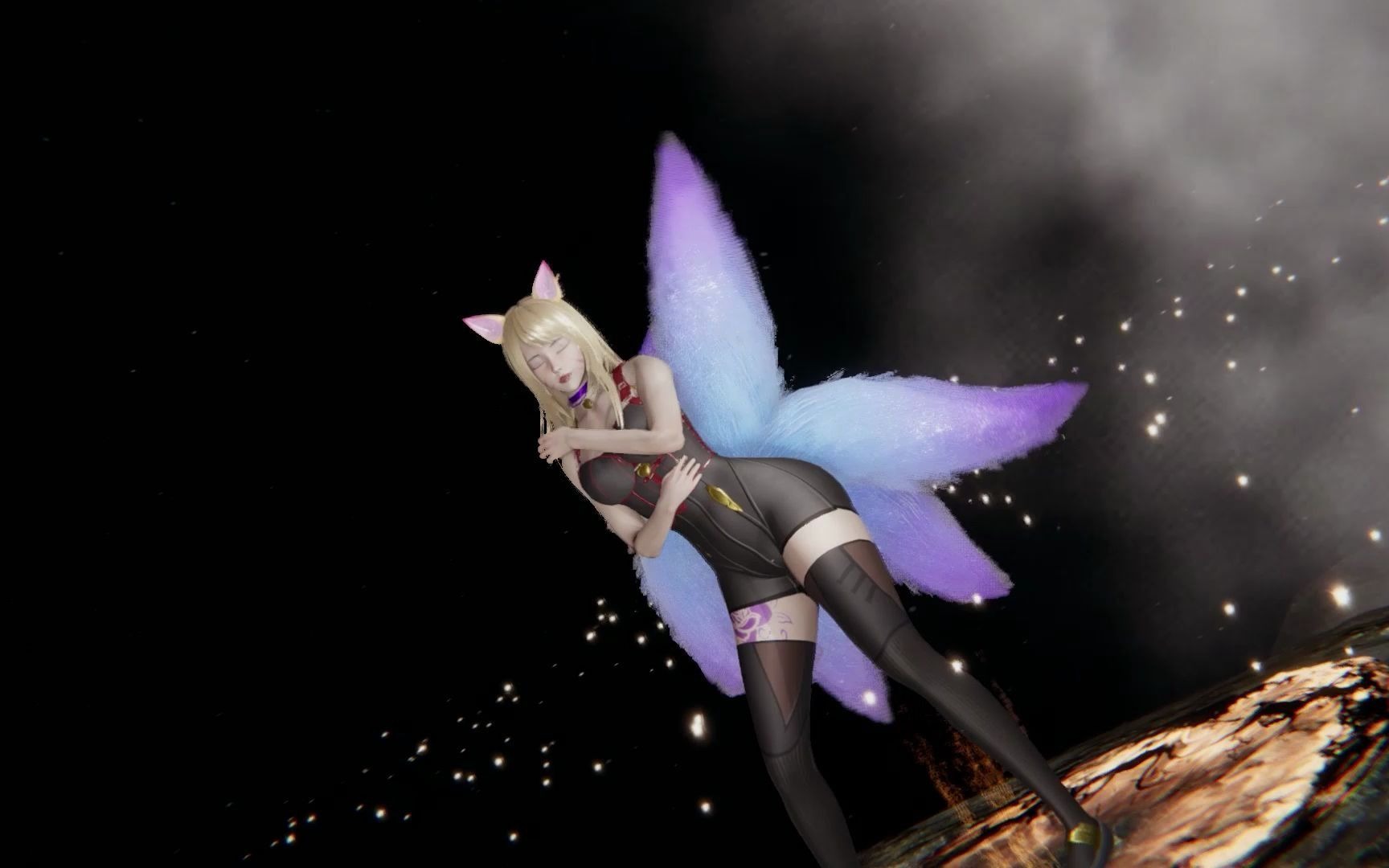 【masked-bitch/九尾妖狐阿狸】想和我玩儿么?可别怪我的尾巴无情哟.